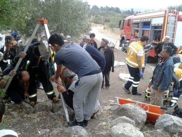 Kuyuya Düşen Kızı Itfaiye Çıkardı