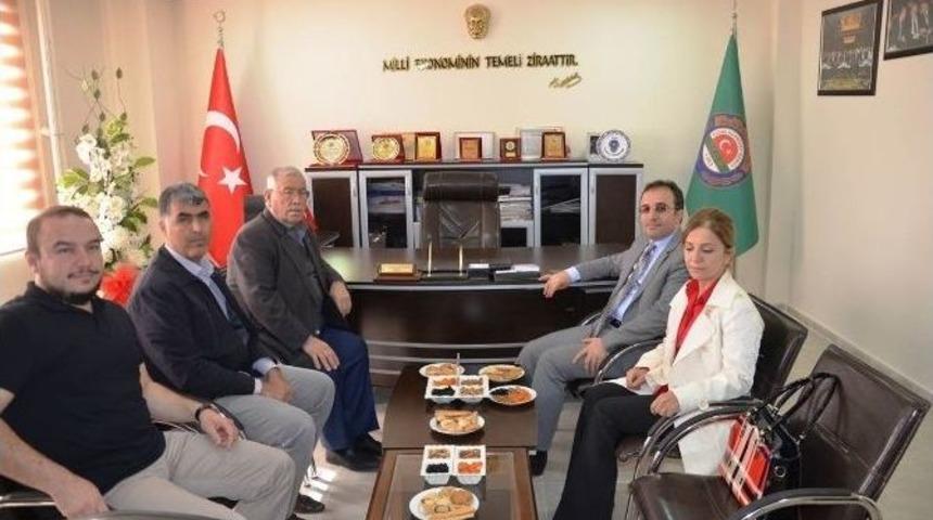 Vali &Ccedil;ataklı Ziraat Odası İle Kuyumcular Odasını Ziyaret Etti