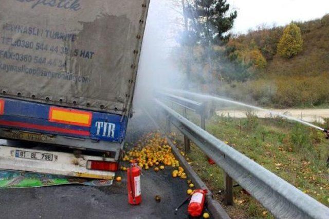 Tır ın Yanmasını Gözyaşları Içinde Izledi 3