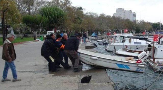 Erdekli Balıkçıların Lodos Tedirginliği