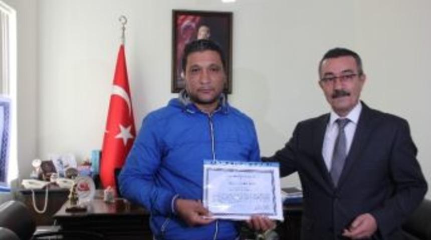 Muğla İha’ya Teşekkür Belgesi