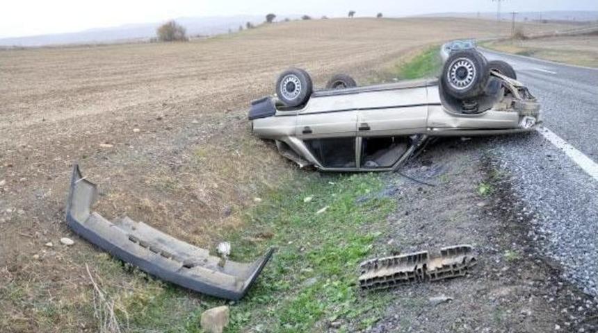 Takla Atan Otomobilden Yara Almadan Çıktı