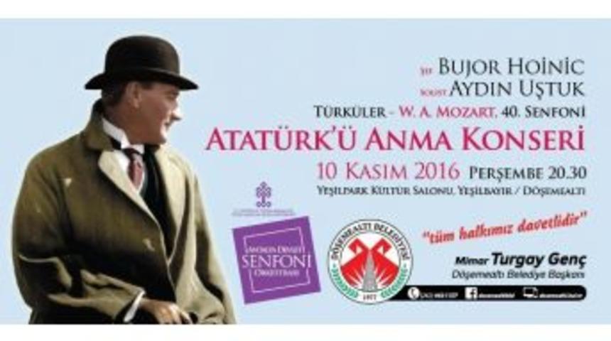 D&ouml;şemealtı Belediyesi&rsquo;nden 10 Kasım Konseri