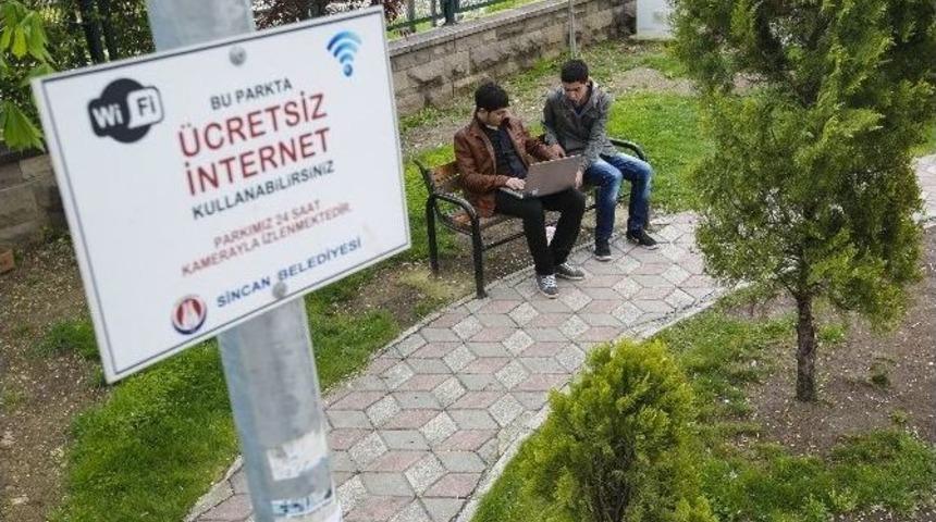 Sincan Belediyesi&rsquo;nden &Uuml;cretsiz İnternet Hizmeti