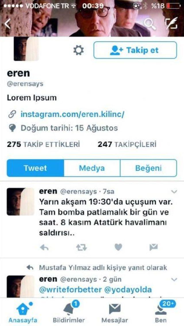 Attığı Bomba Tweetinden Sonra Yakalandı