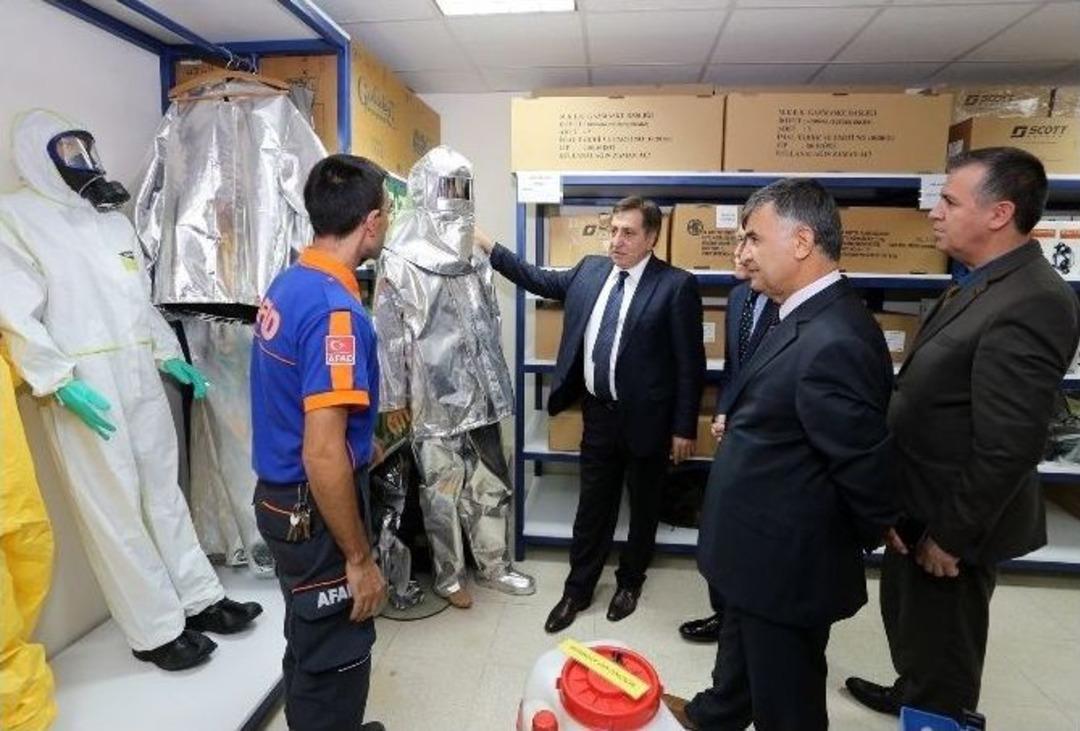 Vali K&uuml;&ccedil;&uuml;k&rsquo;ten Afad&rsquo;a Denetleme Gibi Ziyaret