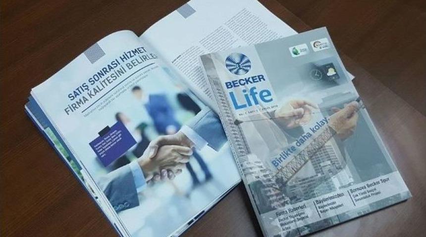 Becker&rsquo;den Sekt&ouml;r&uuml;n Nabzını Tutacak Dergi