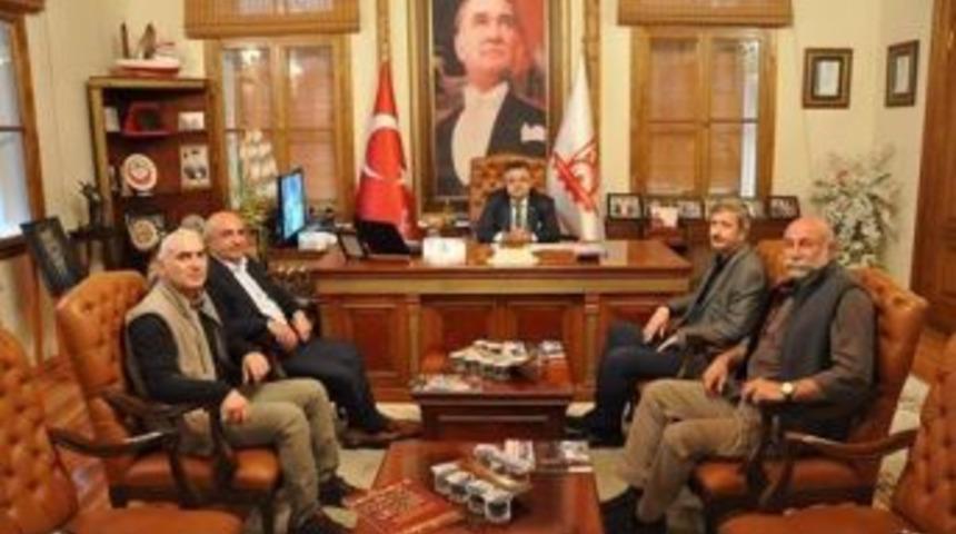 Başkan Yağcı&rsquo;ya Ziyaret