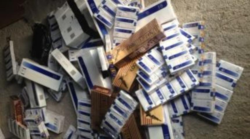 Uşak&rsquo;ta Ka&ccedil;ak Sigara Ele Ge&ccedil;irildi