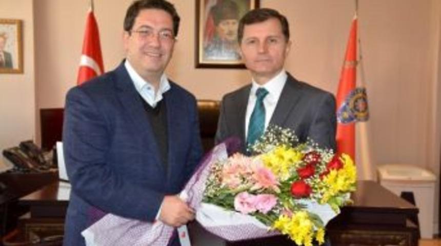 Başkan Yazgı&rsquo;dan Yeni Emniyet M&uuml;d&uuml;r&uuml; H&uuml;ner&rsquo;e Hayırlı Olsun Ziyareti