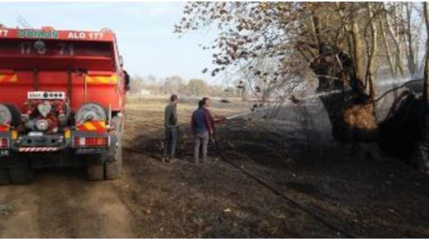 Yenice’de Tarla Yangını