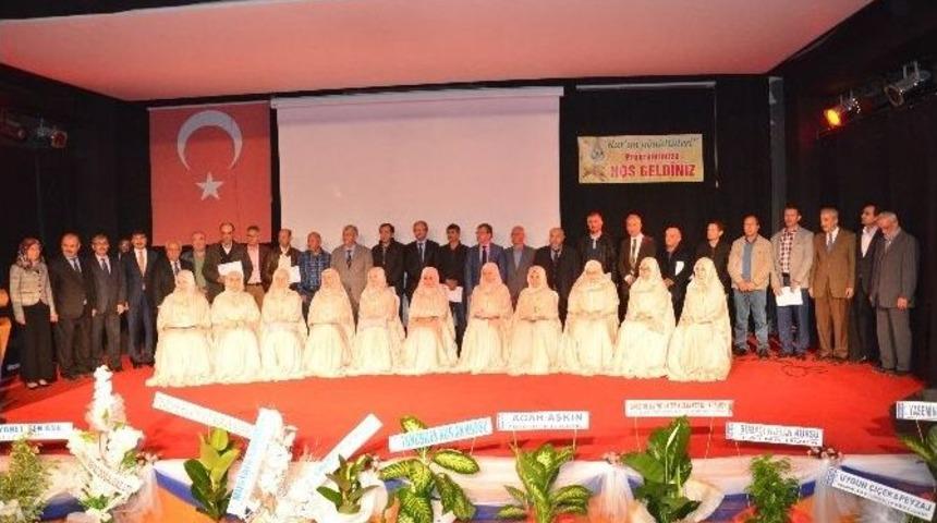 Hafız Kızlar Ta&ccedil; Giydi