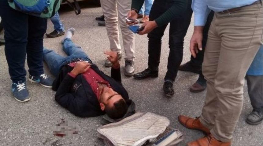 Otomobil İle Motosiklet &Ccedil;arpıştı: 1 Yaralı