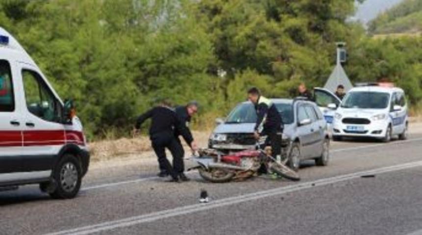 Kumluca&rsquo;da Trafik Kazası: 1 Yaralı