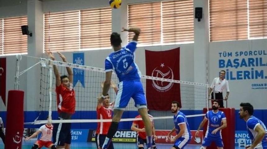 Paland&ouml;ken Belediyespor, Tvf Spor Lisesine Şans Tanımadı 3-0