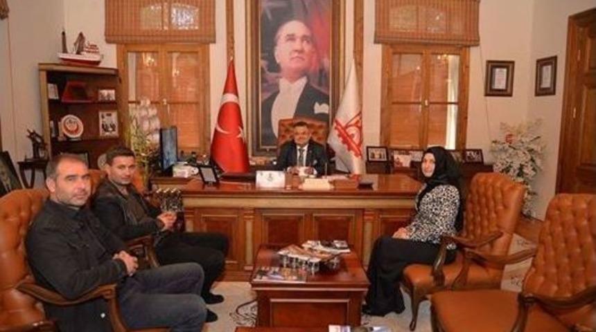 Ak Parti Bilecik &Ccedil;evre, Şehircilik Ve K&uuml;lt&uuml;r Birimi&rsquo;nden Başkan Yağcı&rsquo;ya Ziyaret