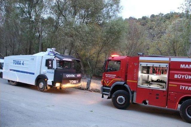 Mesir Tabiat Parkı’nda Makilik Alan Yangını