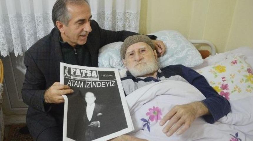 Atat&uuml;rk&rsquo;&uuml;n Naaşını Taşıyan Akkiraz, Hasta Yatağında Atat&uuml;rk&rsquo;&uuml; Anıyor
