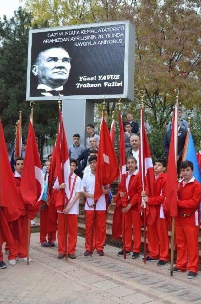 Trabzon’da 10 Kasım Atatürk’ü Anma Törenleri