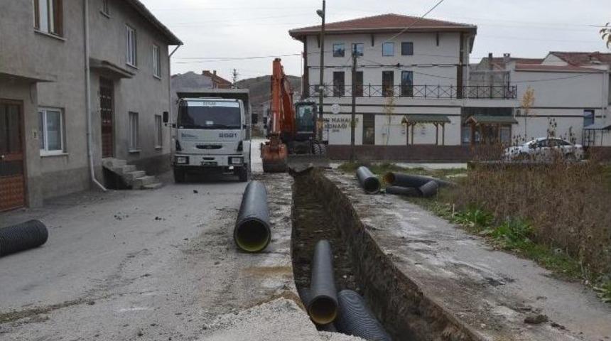 Boz&uuml;y&uuml;k&rsquo;te Alt Yapı &Ccedil;alışmaları