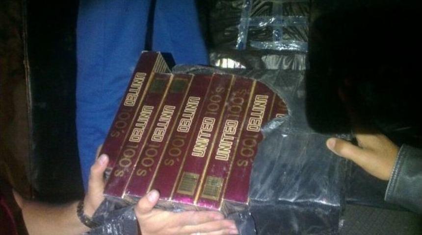 Kayseri Emniyeti 90 Bin Paket Kaçak Sigara Ele Geçirdi