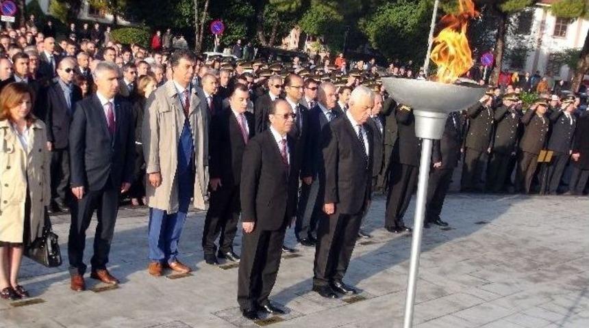 Muğla&rsquo;da 10 Kasım Atat&uuml;rk&rsquo;&uuml; Anma T&ouml;reni