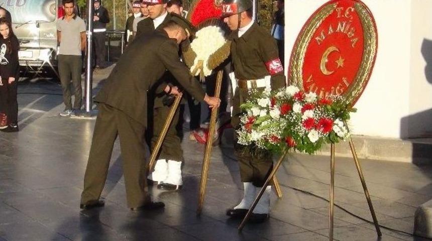 Manisa&rsquo;da 10 Kasım Atat&uuml;rk&rsquo;&uuml; Anma T&ouml;reni
