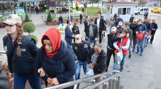 Bursa'da Pkk Operasyonu Şüphelileri Adliyede