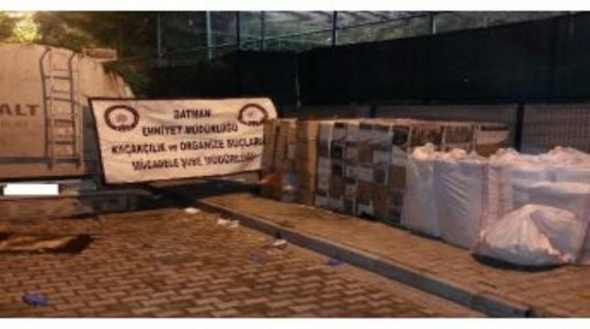 Batman&rsquo;da 390 Bin Tl&rsquo;lik Ka&ccedil;ak Sigara Ele Ge&ccedil;irildi