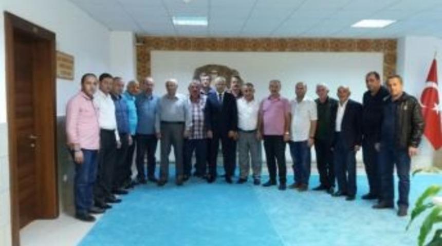 Muhtarlar Solmaz&rsquo;ı Ziyaret Etti