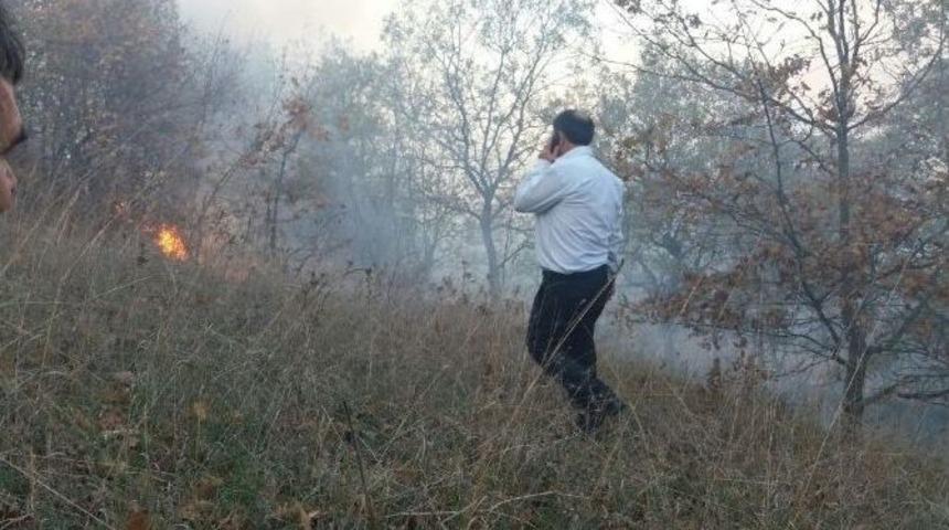 Biga&rsquo;da 5 Hektar Tarım Arazisi Yandı