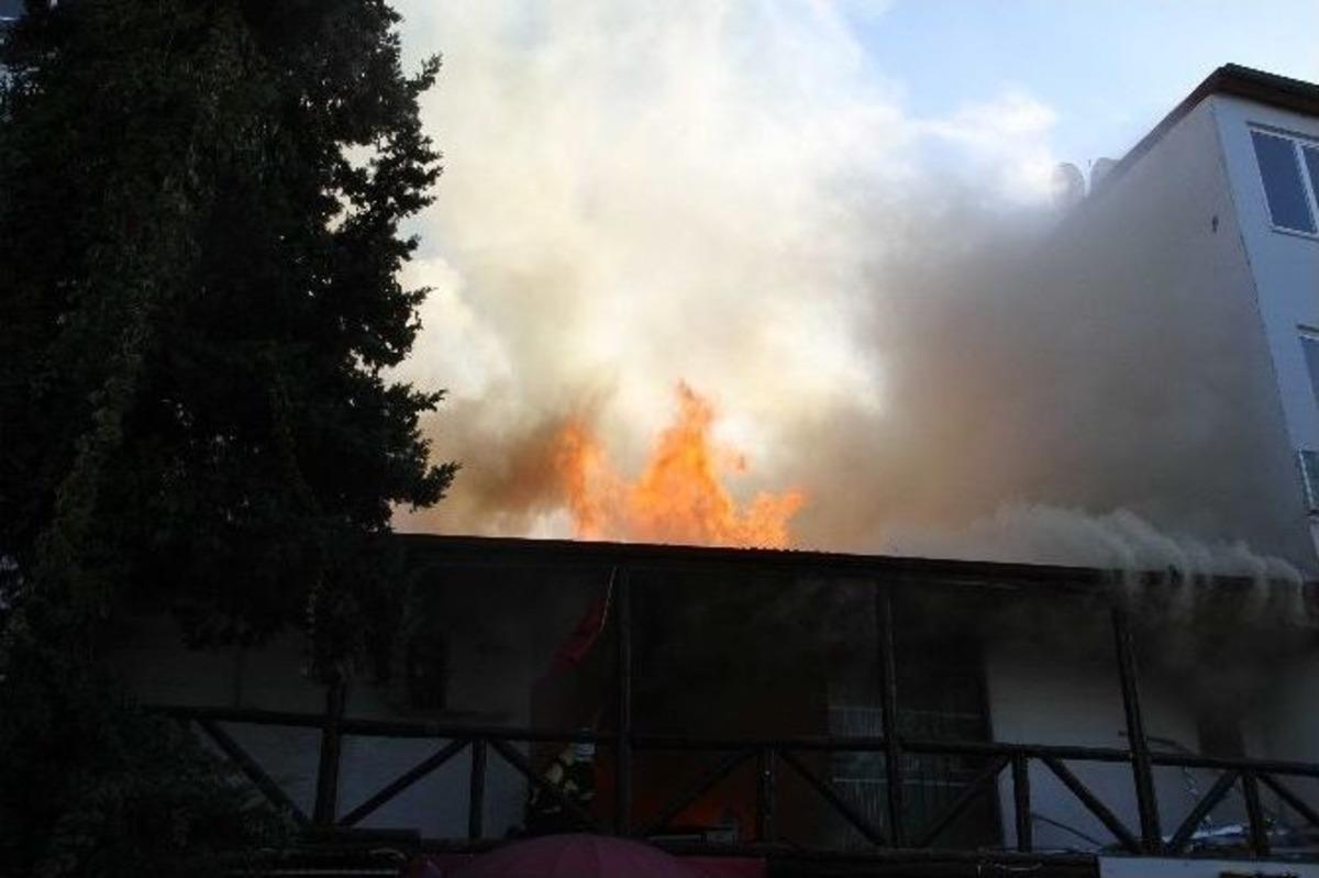 Fethiye&rsquo;de İş Yeri Yangını