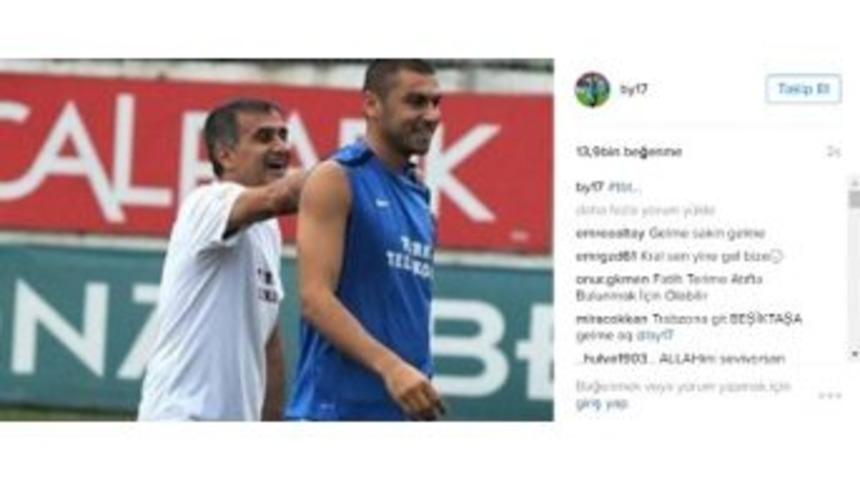 Burak Yılmaz&rsquo;dan "şenol G&uuml;neş"li Paylaşım