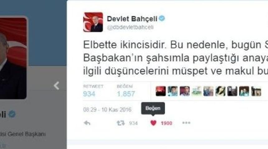 Devlet Bah&ccedil;eli&rsquo;den Başbakan Yıldırım&rsquo;la G&ouml;r&uuml;şme A&ccedil;ıklaması