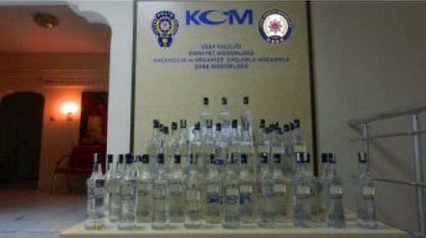 Uşak&rsquo;ta Sahte İ&ccedil;ki Operasyonu