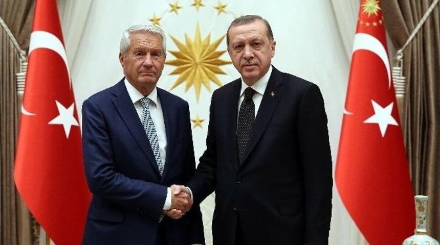 Erdoğan-jagland G&ouml;r&uuml;şmesi