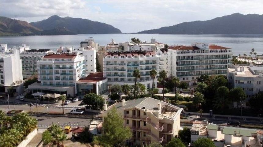 (&ouml;zel Haber) Marmaris&rsquo;te Apart Oteller Yıkılıp, L&uuml;ks Konutlar Yapılıyor