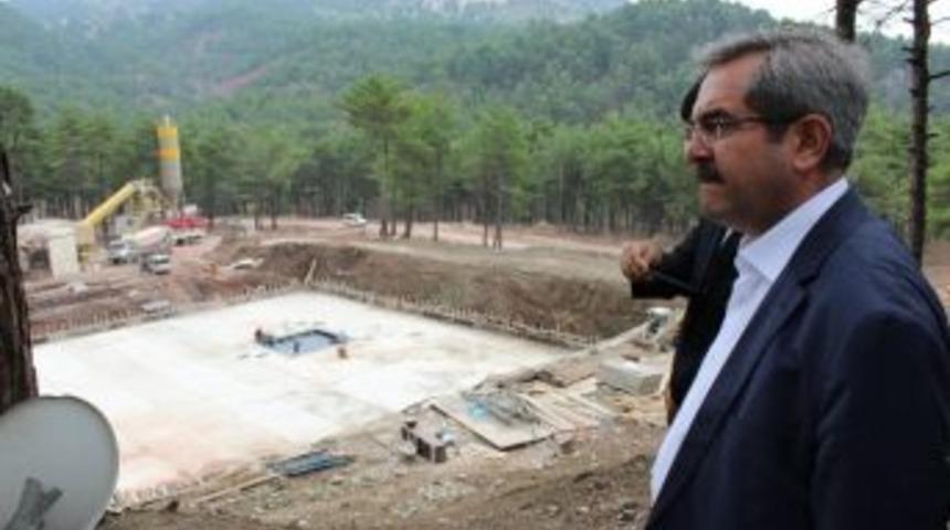 Aladağ Devlet Hastanesi İnşaatı Kaldığı Yerden Devam Ediyor