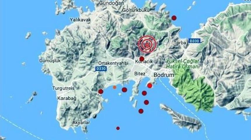 Bodrum D&uuml;nden Bu Yana 12 Kez Sallandı