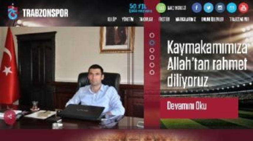 Trabzonspor&rsquo;Dan Şehit Kaymakam Safit&uuml;rk I&ccedil;in Taziye Mesajı