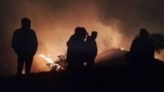 Hasandağı’Nda Otluk Alanda Yangın