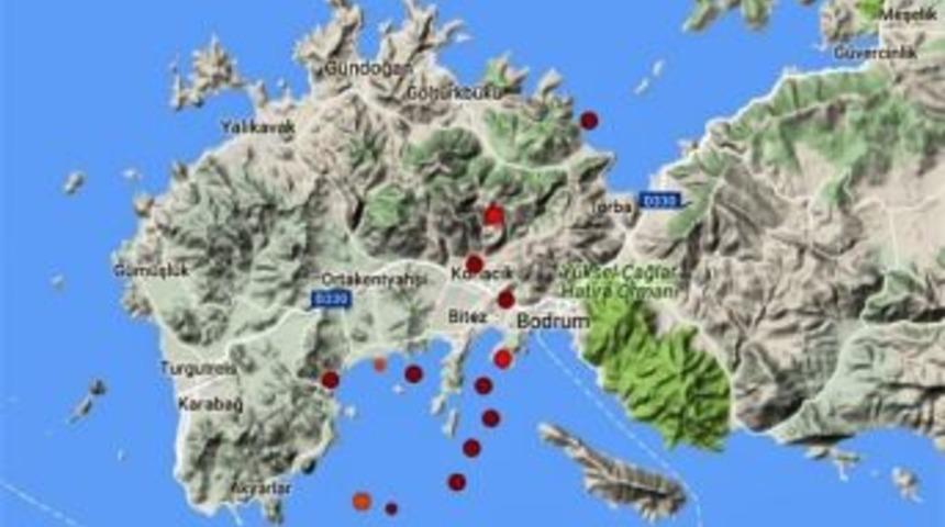 Bodrum 16 Saate 12 Kez Sallandı
