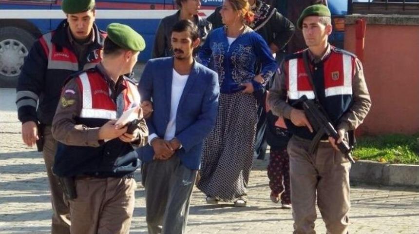 Jandarmanın Üzerine Otomobil Süren Zanlı Adliyeye Sevk Edildi