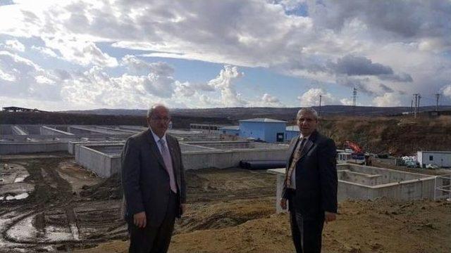 S&uuml;leymanpaşa Batı Atıksu İleri Biyolojik Arıtma Tesisi&rsquo;nin Y&uuml;zde 70&rsquo;i Tamamlandı 2