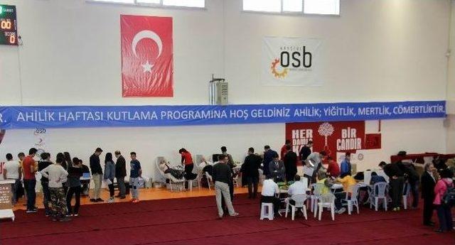 Osb Metem’de Kızılay’a Kan Bağışı Kampanyası