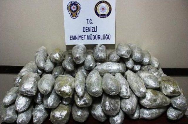 Denizli'de 53 Kilo Esrara 6 Tutuklama