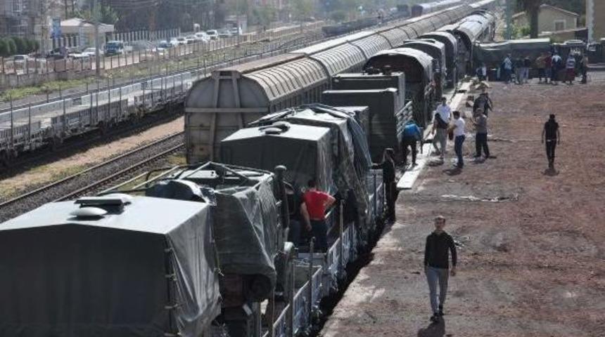 İslahiye'ye Askeri Ara&ccedil; Ve Personel Sevkiyatı