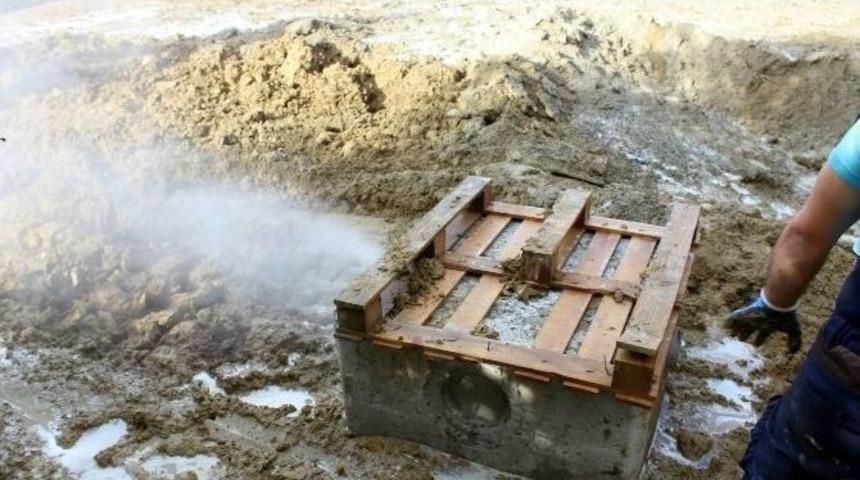 Su Kuyusu A&ccedil;arken &Ccedil;ıkan Doğalgaz Kontrol Altına Alındı