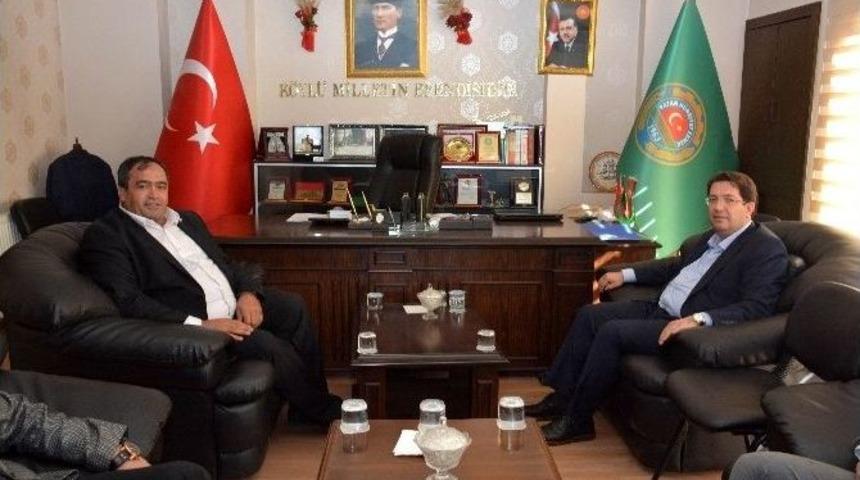 Başkan Yazgı&rsquo;dan Ziraat Odası Başkanı Emin Ko&ccedil;ak&rsquo;a Ziyaret