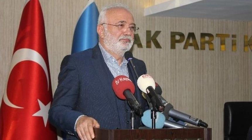 Ak Parti Grup Başkanvekili Elitaş: "se&ccedil;imle Gelenlerin Su&ccedil; İşleme Hakkı Yoktur"
